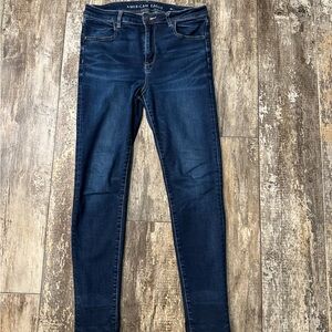 American Eagle Outfitters Dark Blue Skinny Jeans